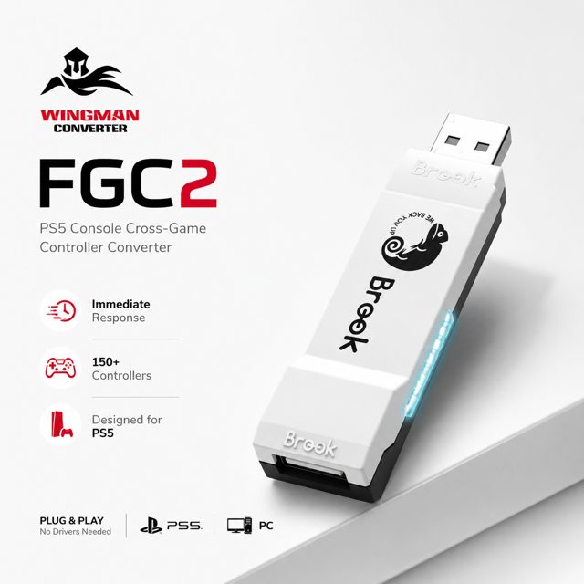 Brook Wingman FGC2 — PS5 Controller Converter